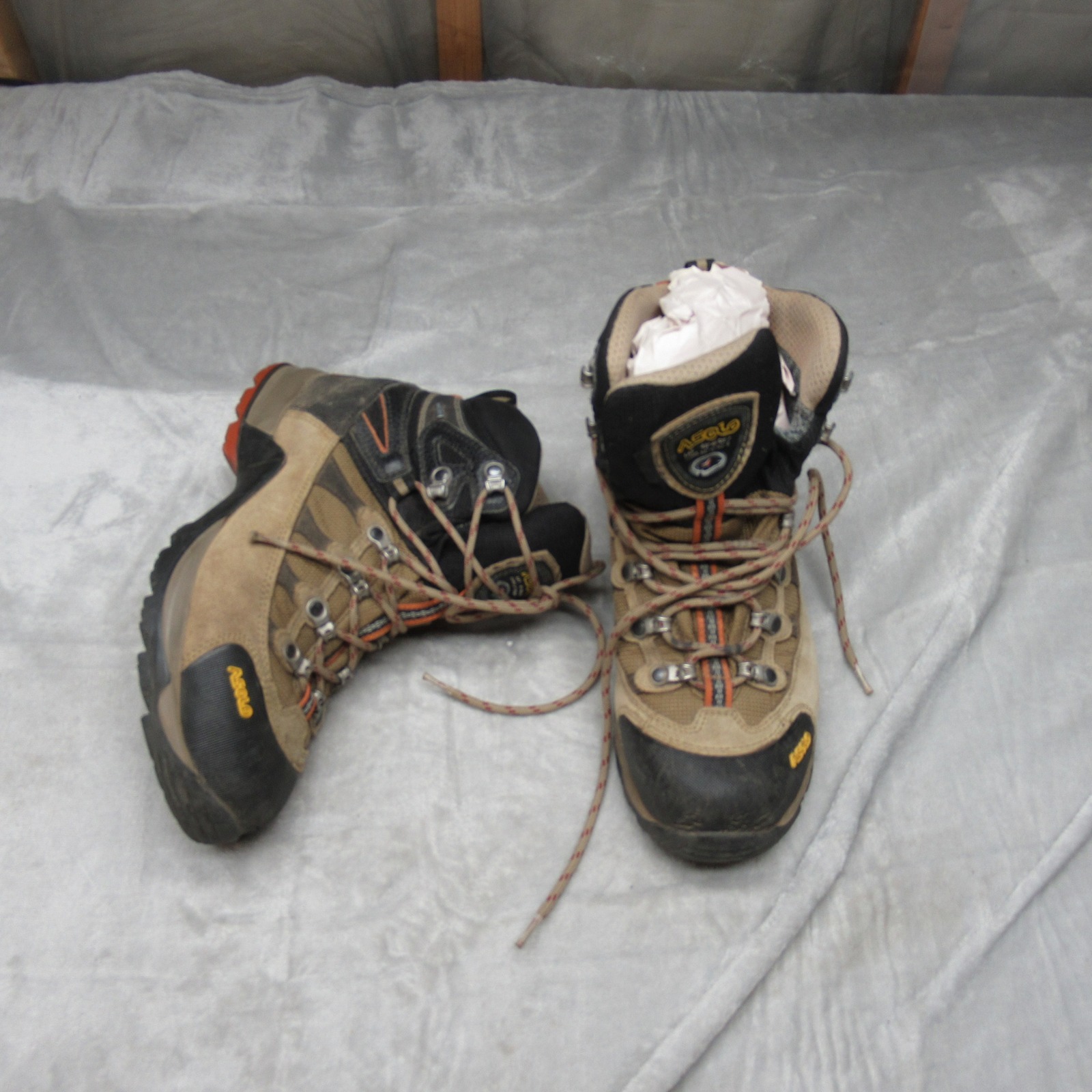 Asolo Womens Boots 8.5 Brown Stynger Gtx Lace Up Goretex Waterproof Trail Hiking